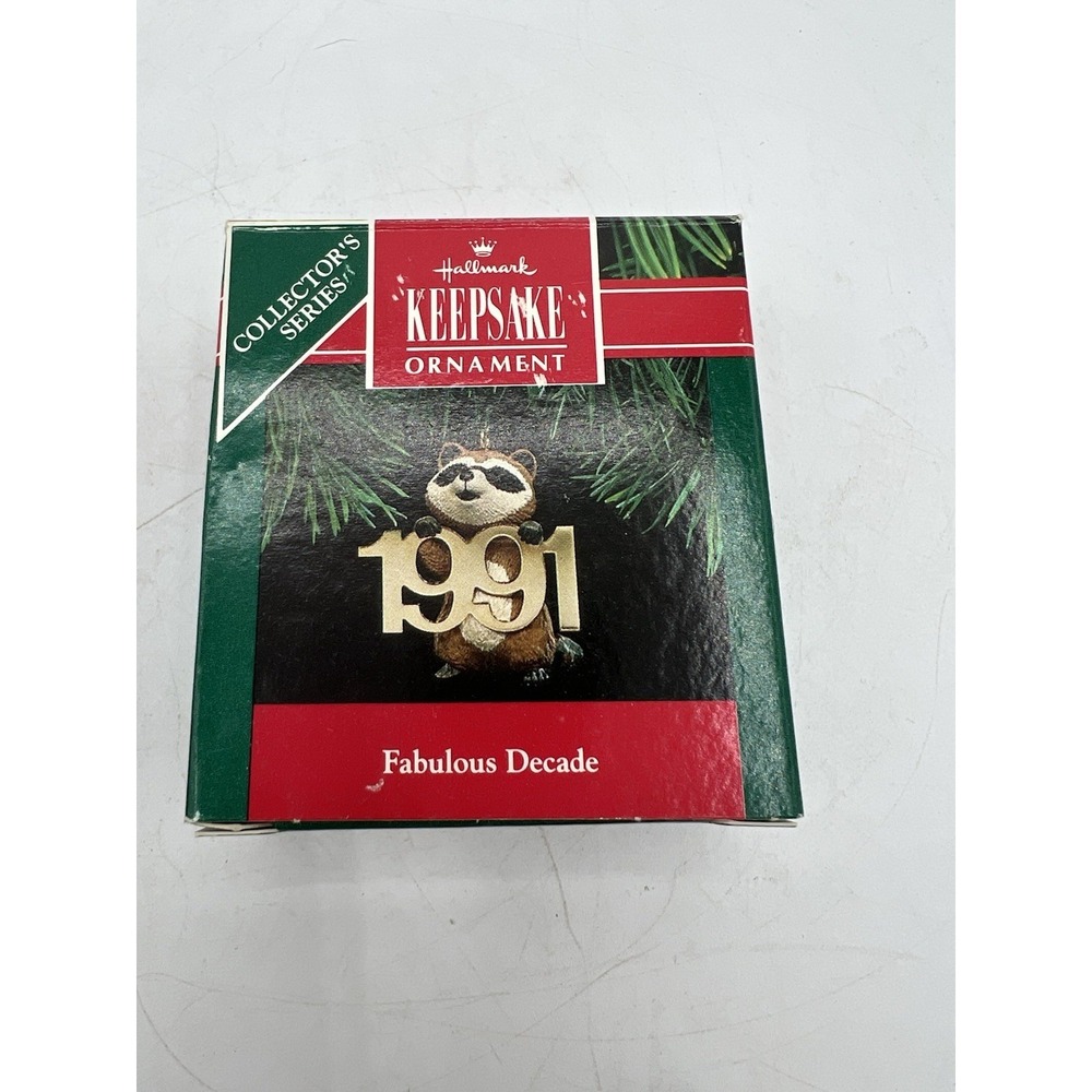 🎉Hallmark Keepsake Ornament–Fabulous Decade 1991–Retro Charm & Collector's Fav - Picture 4 of 5